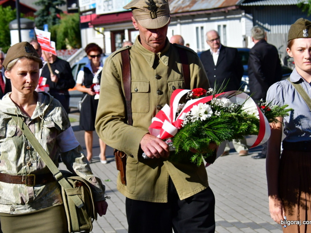 Biłgorajanie uczcili 76. rocznicę Powstania Warszawskiego (FOTO)