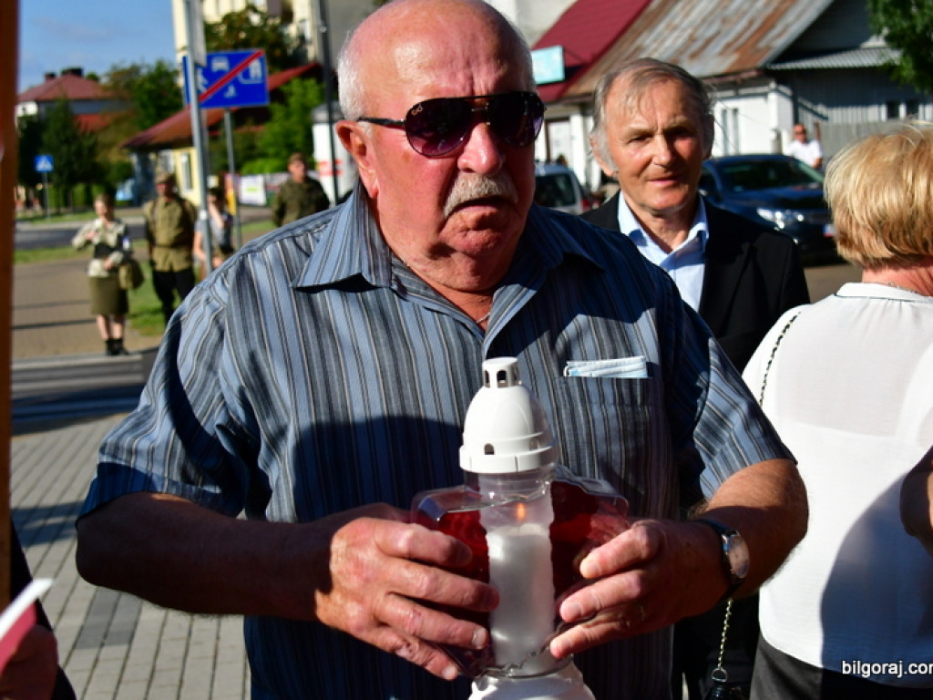 Biłgorajanie uczcili 76. rocznicę Powstania Warszawskiego (FOTO)