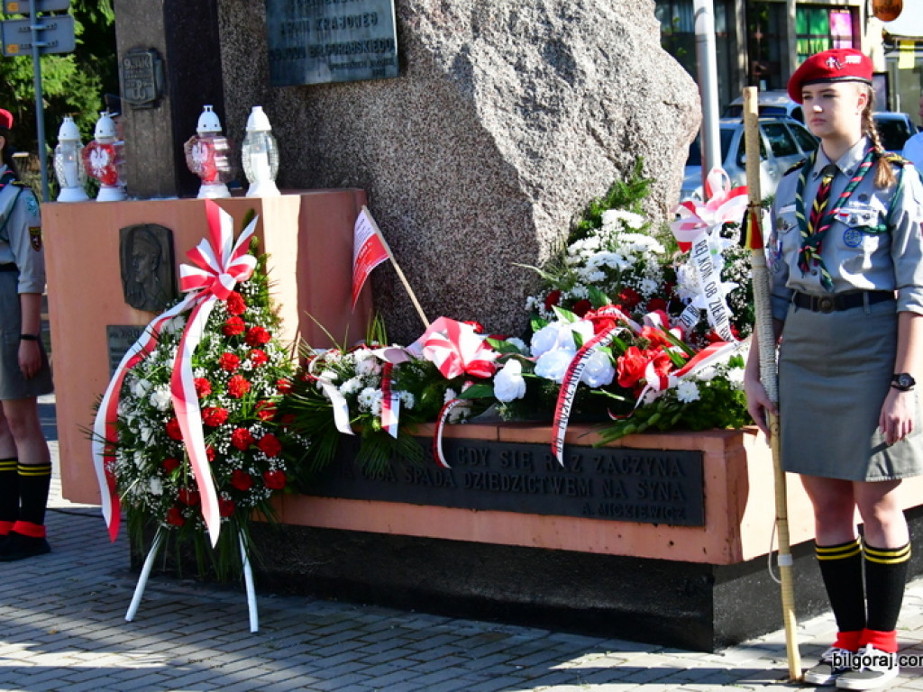 Biłgorajanie uczcili 76. rocznicę Powstania Warszawskiego (FOTO)