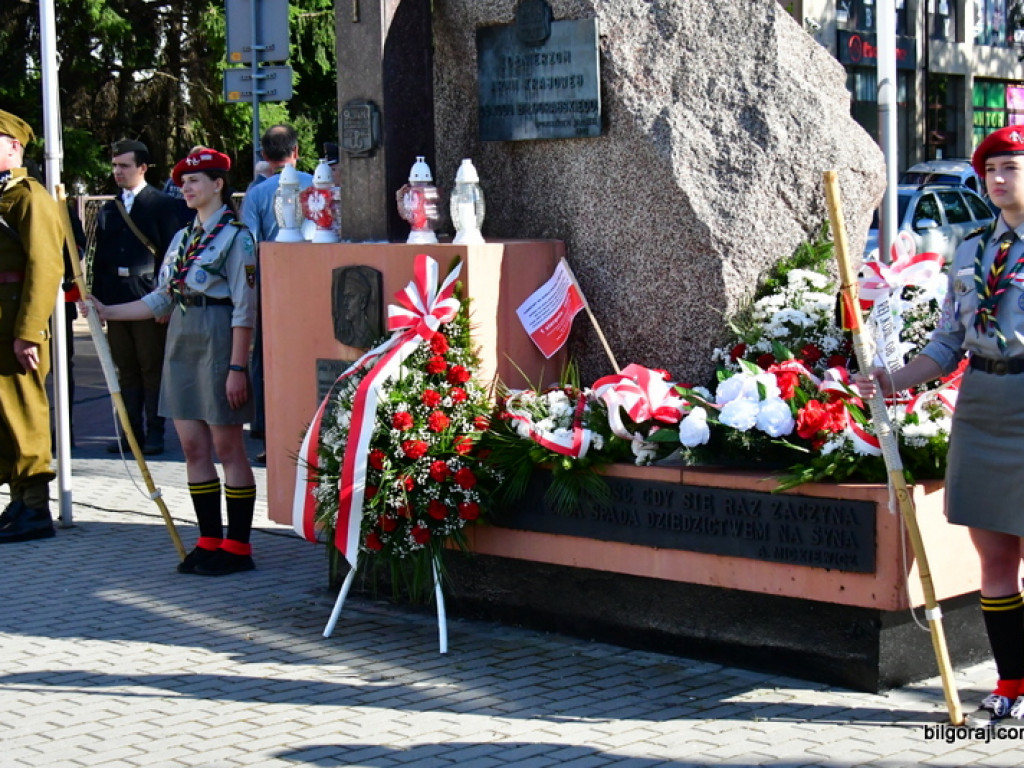 Biłgorajanie uczcili 76. rocznicę Powstania Warszawskiego (FOTO)