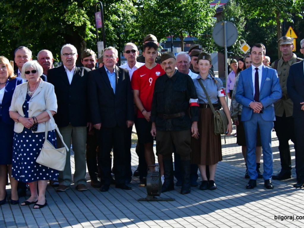 Biłgorajanie uczcili 76. rocznicę Powstania Warszawskiego (FOTO)
