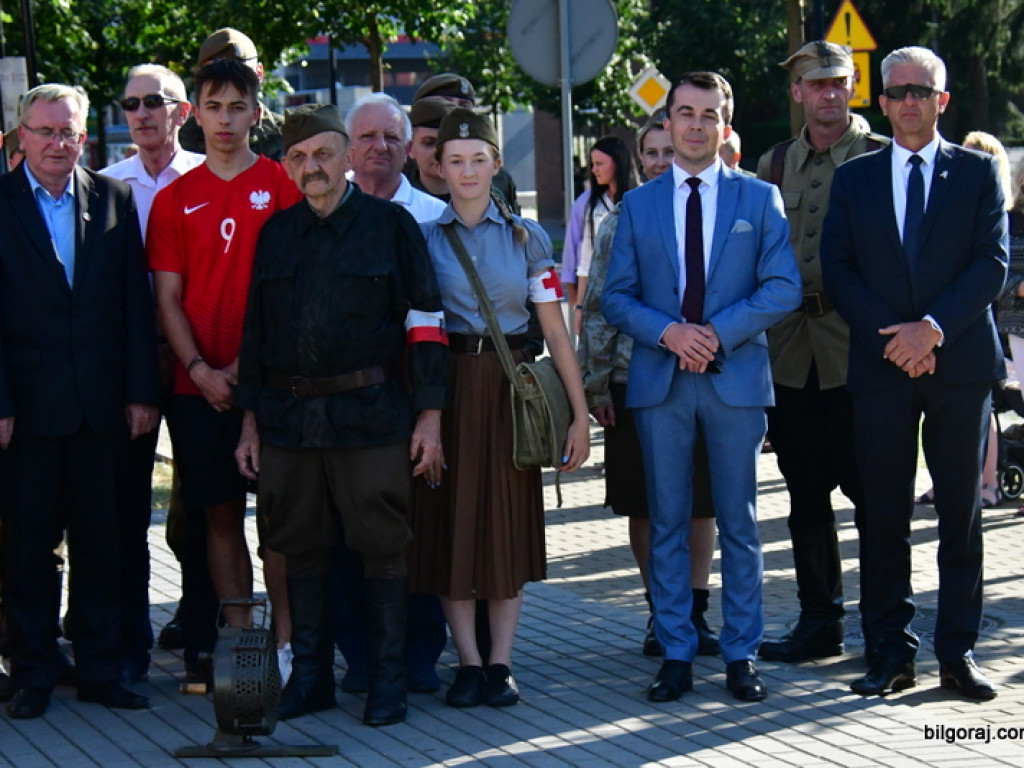 Biłgorajanie uczcili 76. rocznicę Powstania Warszawskiego (FOTO)
