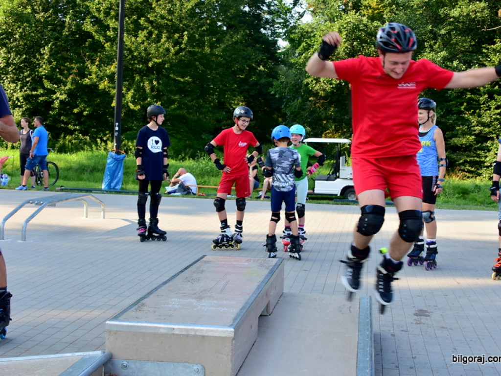 Jeżdżę z głową - w kasku! Warsztaty rolkowe na OSiRze (FOTO)