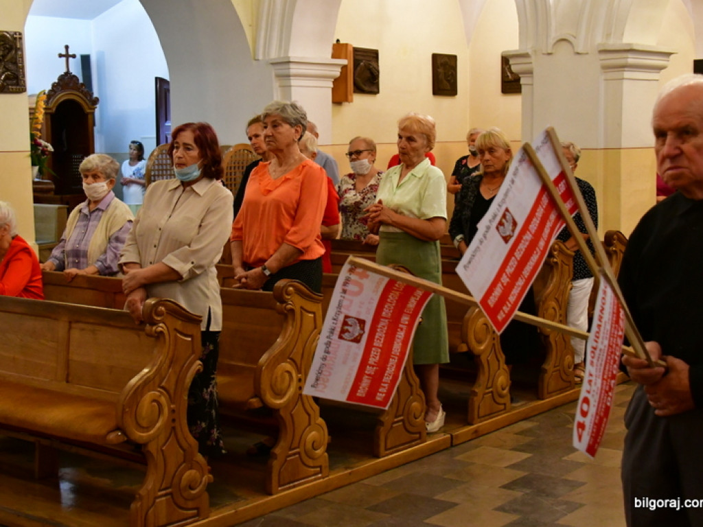 Biłgoraj. 40-lecie Porozumień Sierpniowych (FOTO)