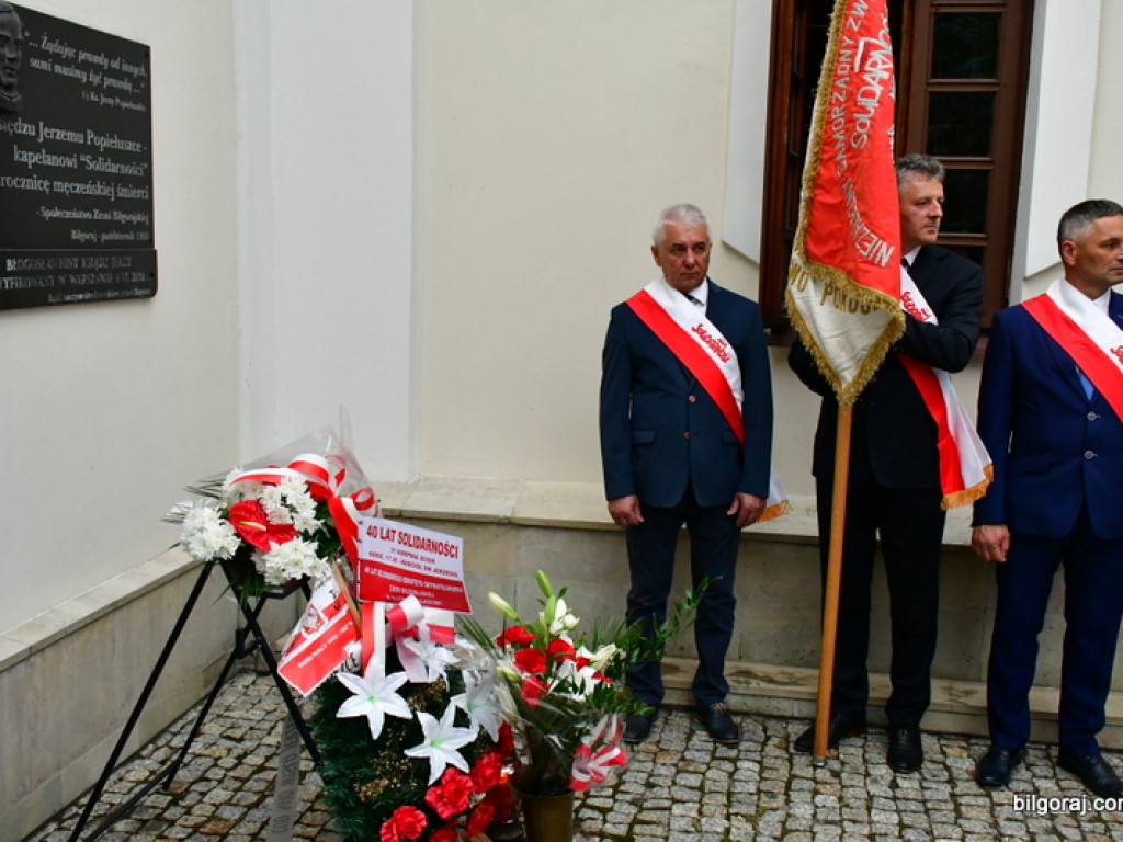 Biłgoraj. 40-lecie Porozumień Sierpniowych (FOTO)