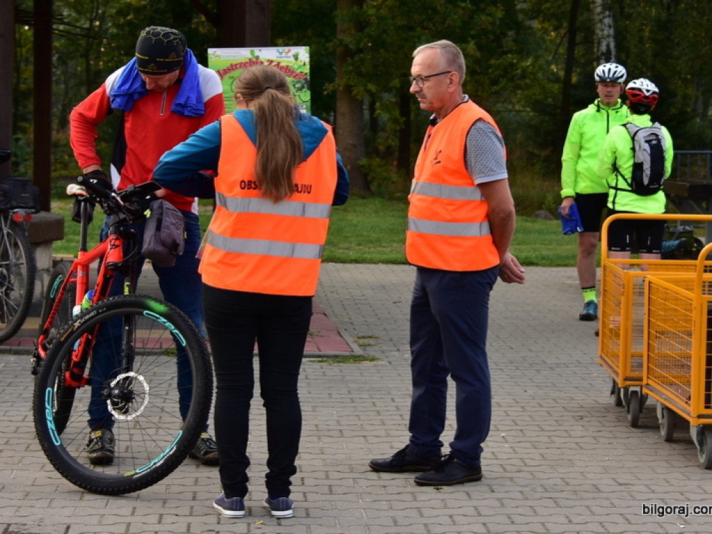 Kilkuset rowerzystów na szlaku 