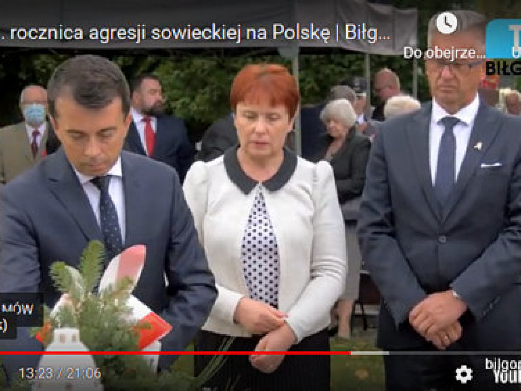 Powiat biłgorajski uczcił ofiary sowieckiej agresji na Polskę (FOTO, VIDEO)