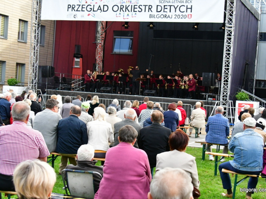 Przegląd orkiestr dętych, na scenie letniej BCK