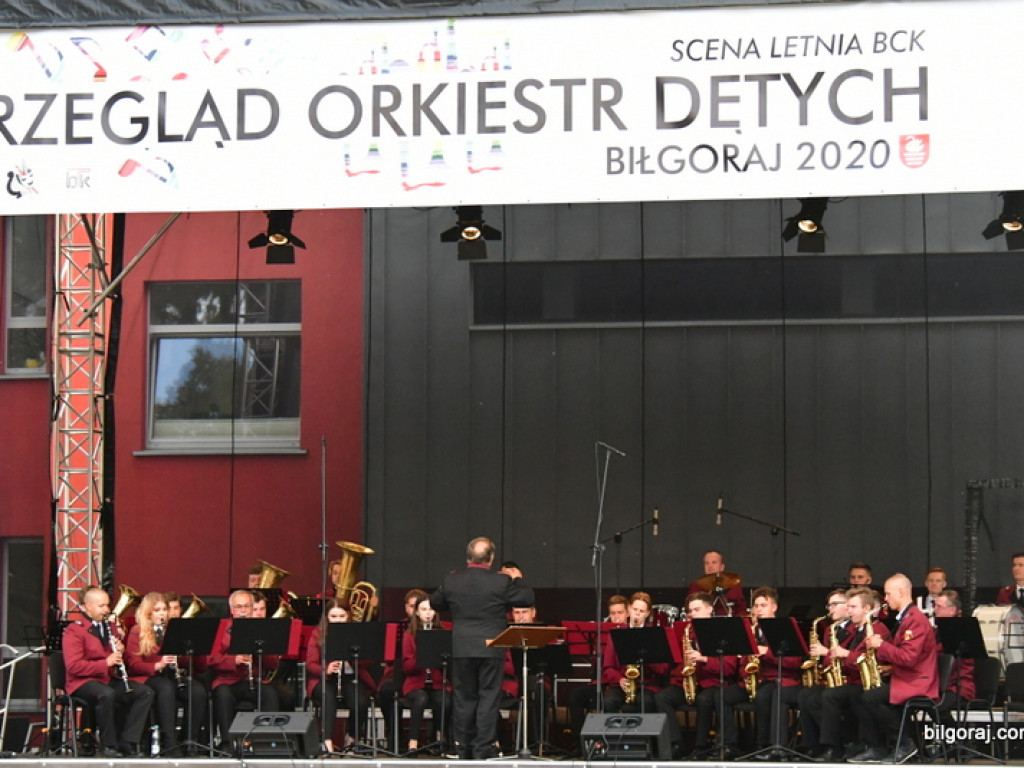 Przegląd orkiestr dętych, na scenie letniej BCK