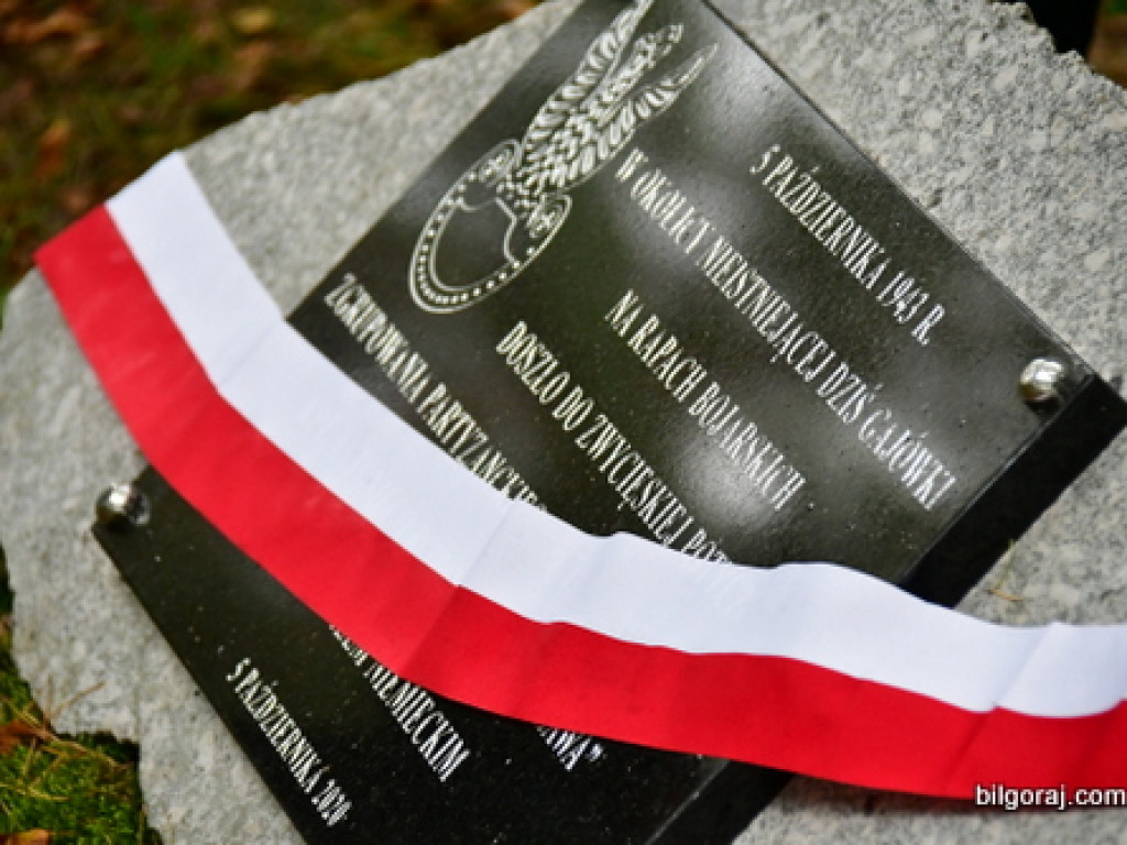 Kamień upamiętnił ważne dla partyzantów miejsce (FOTO)