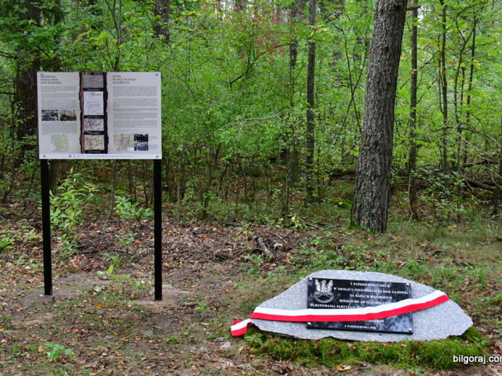 Kamień upamiętnił ważne dla partyzantów miejsce (FOTO)