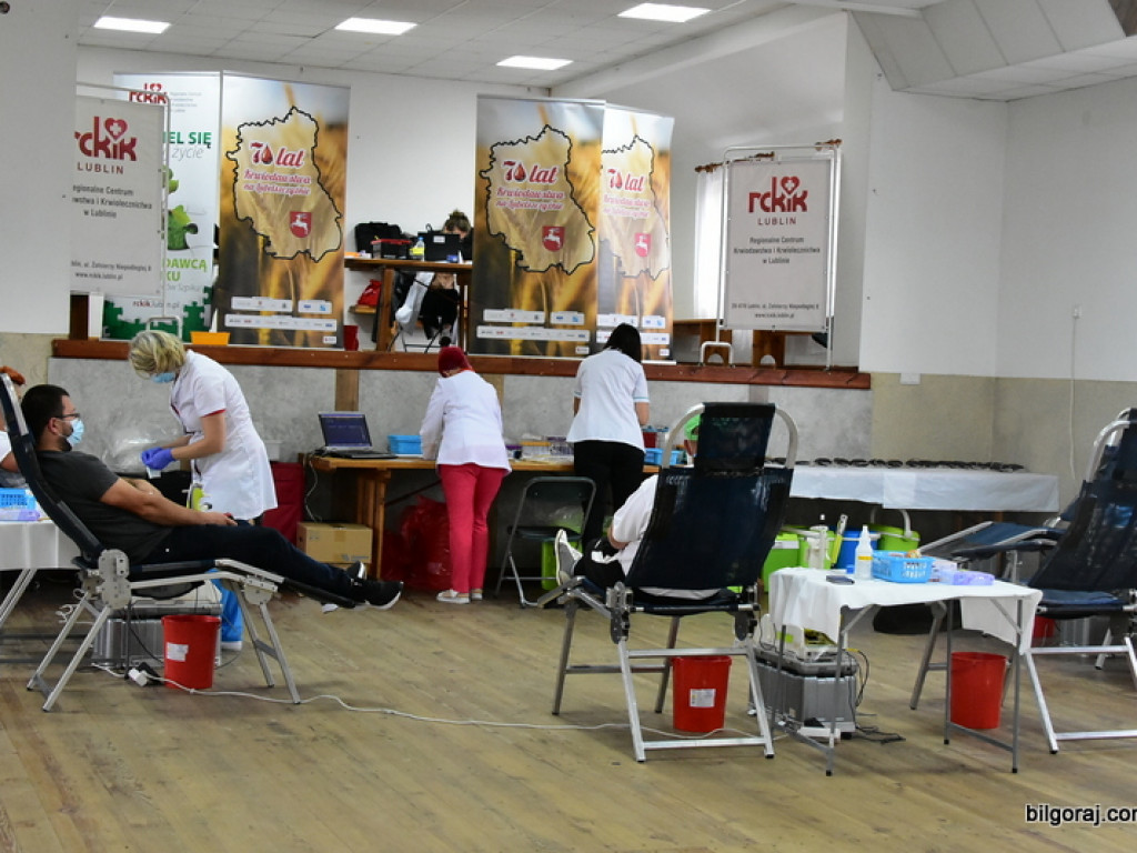 Akcja poboru krwi w Łukowej zakończona sukcesem (FOTO)