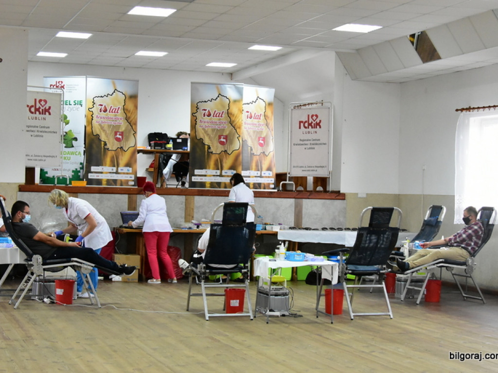 Akcja poboru krwi w Łukowej zakończona sukcesem (FOTO)