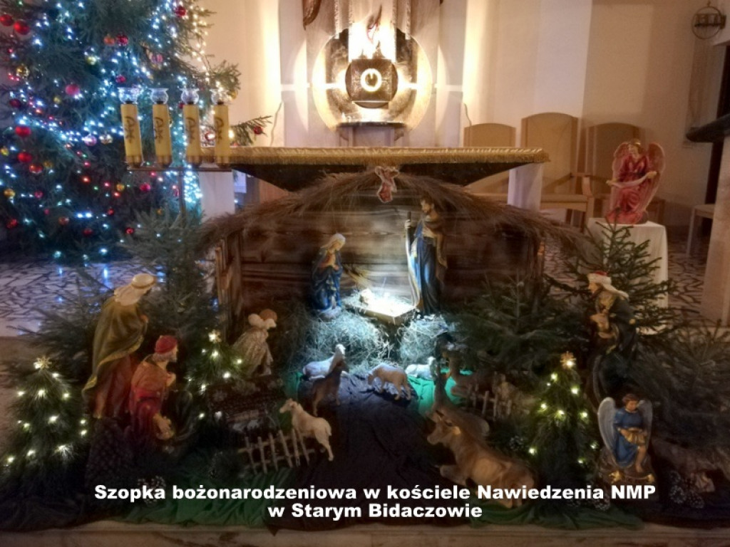 Szopki bożonarodzeniowe w parafiach powiatu biłgorajskiego (FOTO)