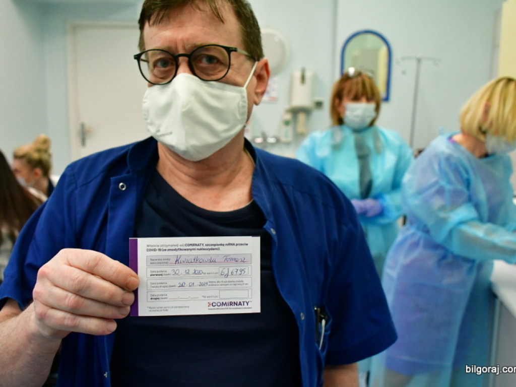 W Biłgoraju ruszyły szczepienia przeciw Covid-19 (FOTO)