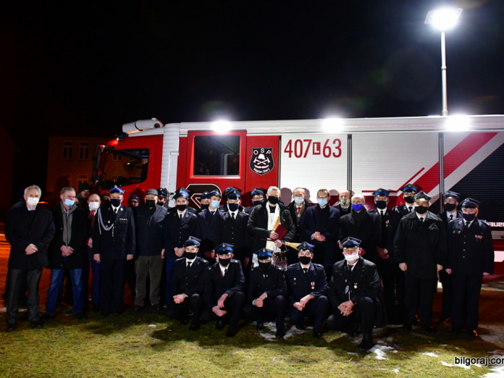Średni wóz bojowy dla OSP w Majdanie Starym (FOTO)
