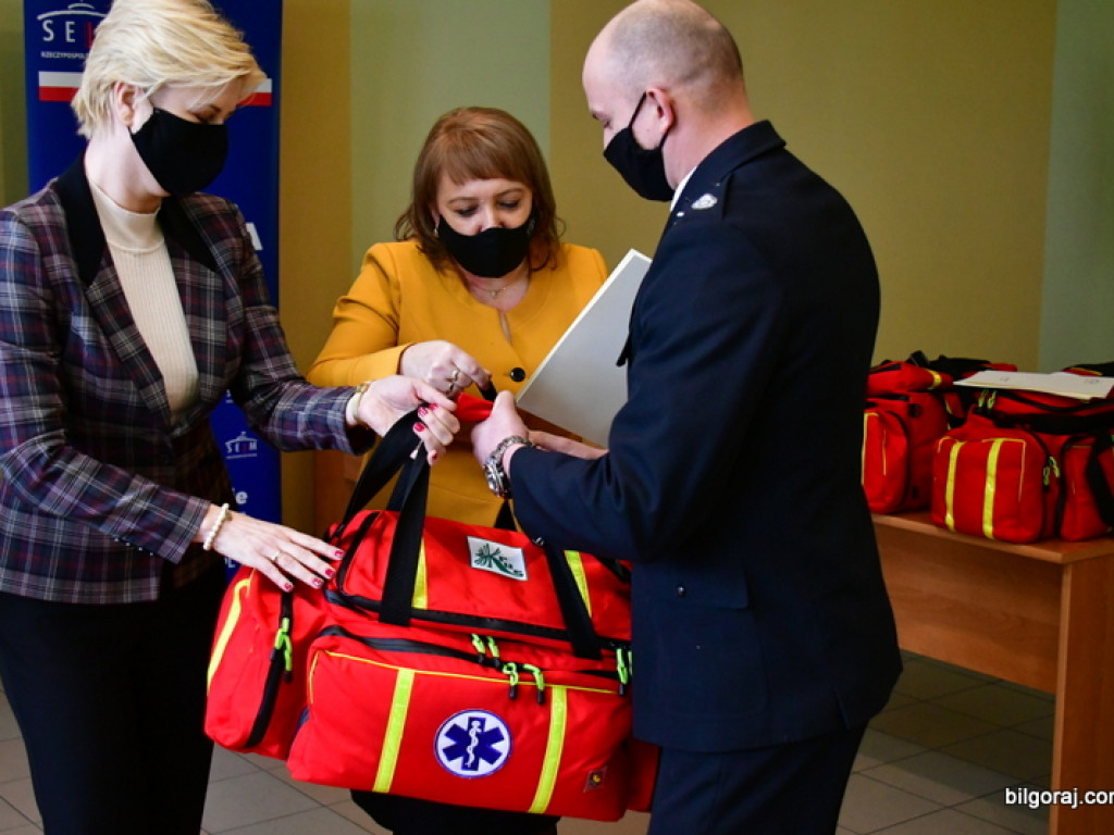 Zestawy ratownicze - specjalne torby z gotowym wyposażeniem trafiły do jednostek OSP (FOTO)