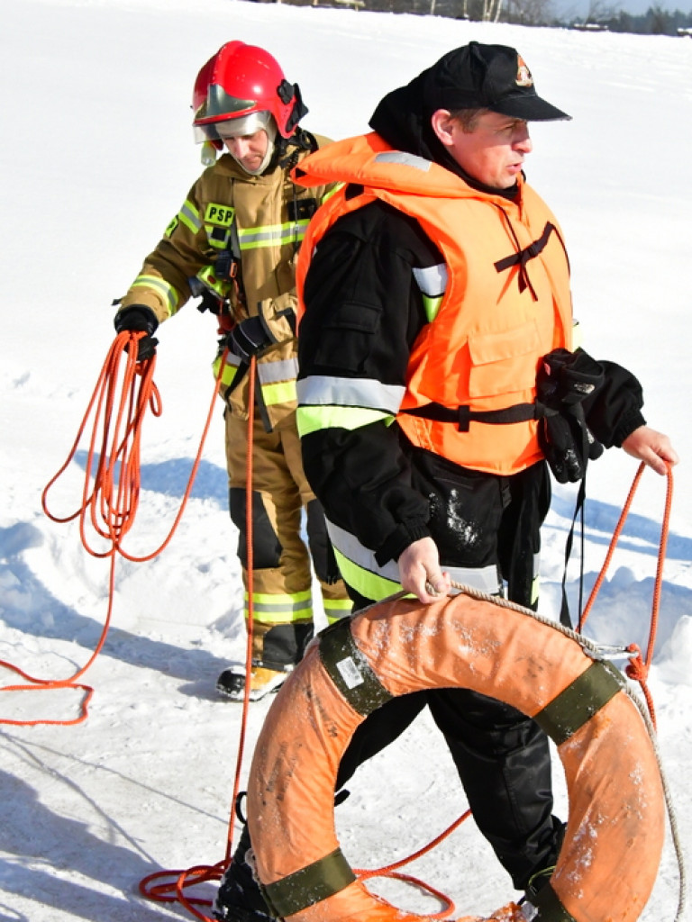 Strażacy ćwiczyli nad Zalewem Bojary (FOTO)