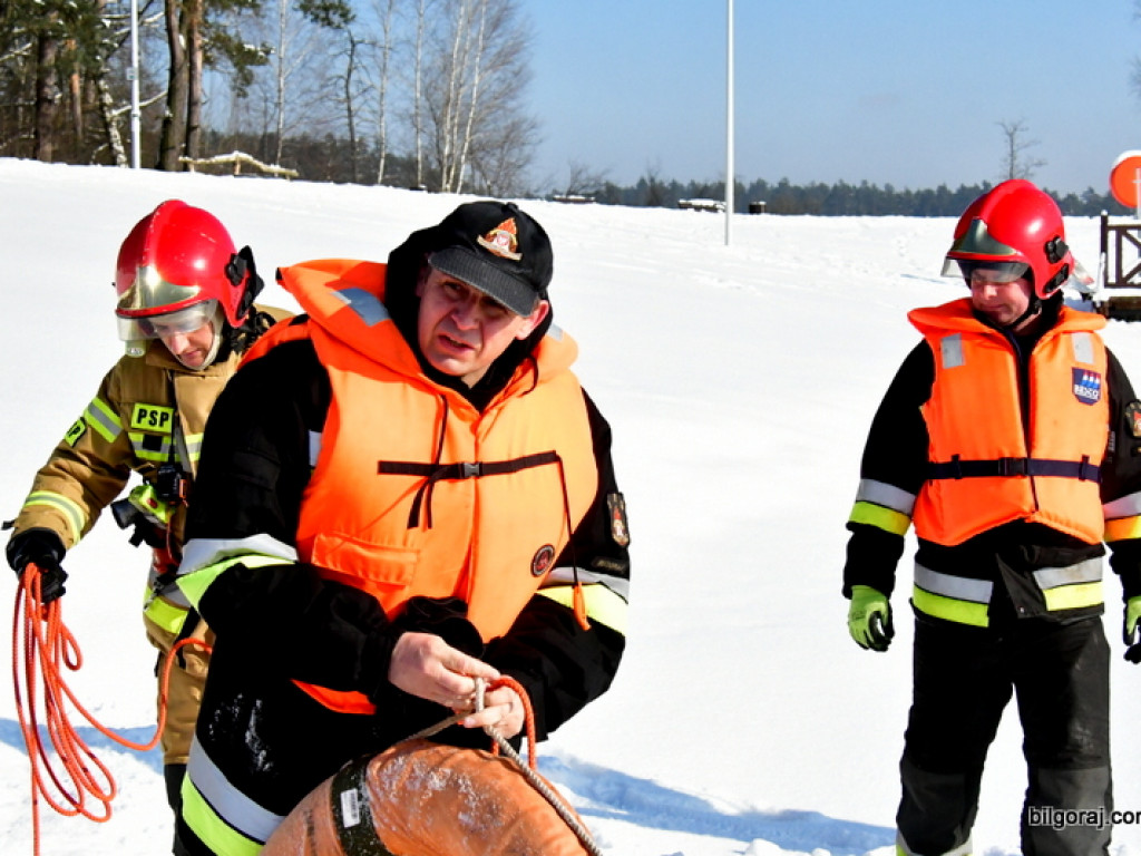 Strażacy ćwiczyli nad Zalewem Bojary (FOTO)