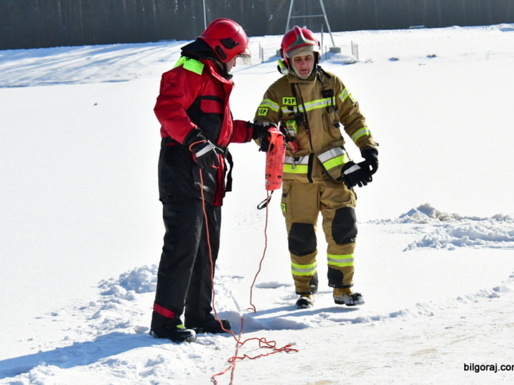 Strażacy ćwiczyli nad Zalewem Bojary (FOTO)