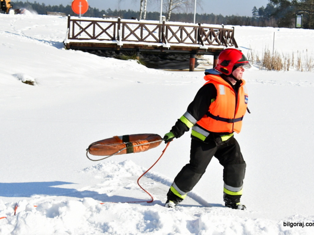 Strażacy ćwiczyli nad Zalewem Bojary (FOTO)