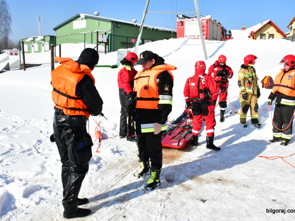 Strażacy ćwiczyli nad Zalewem Bojary (FOTO)