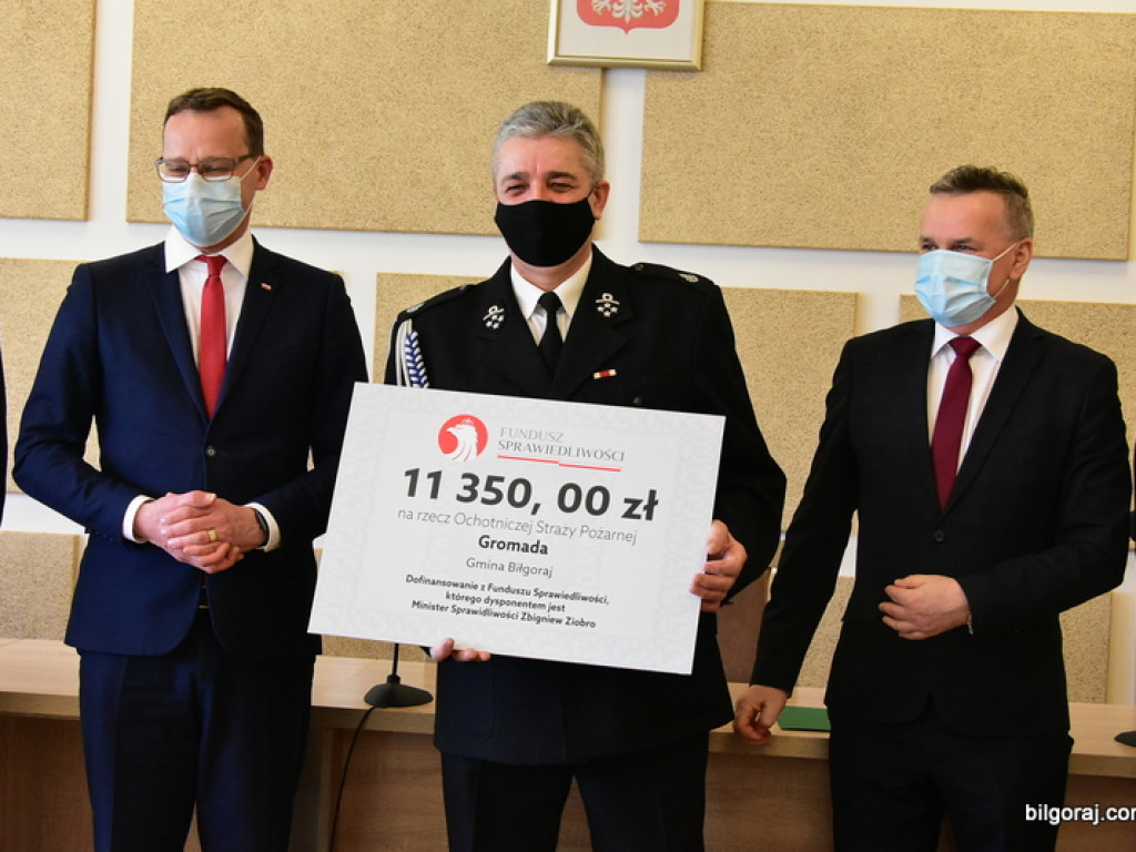 Sprzęt dla jednostek OSP z gminy Biłgoraj (FOTO)