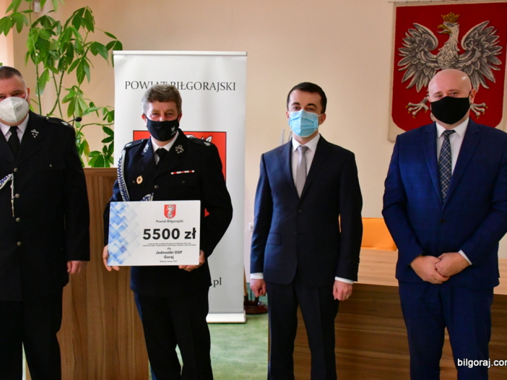 Z budżetu powiatu 130 tys. zł wsparcia dla jednostek OSP (FOTO, VIDEO)