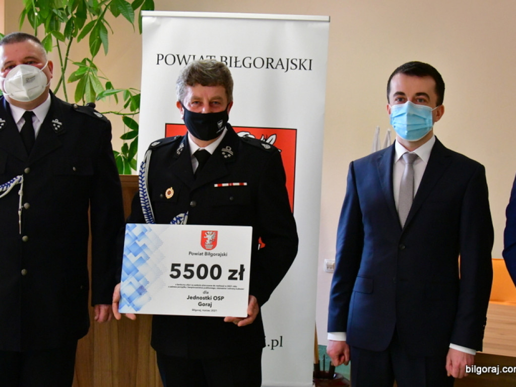 Z budżetu powiatu 130 tys. zł wsparcia dla jednostek OSP (FOTO, VIDEO)
