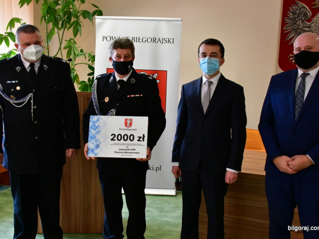 Z budżetu powiatu 130 tys. zł wsparcia dla jednostek OSP (FOTO, VIDEO)