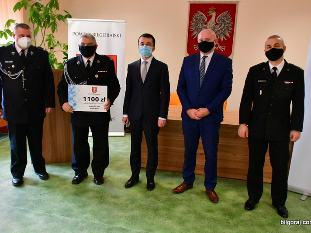 Z budżetu powiatu 130 tys. zł wsparcia dla jednostek OSP (FOTO, VIDEO)