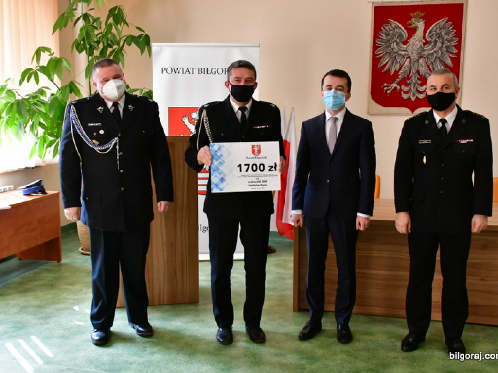 Z budżetu powiatu 130 tys. zł wsparcia dla jednostek OSP (FOTO, VIDEO)