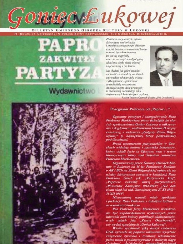 Goniec Łukowski ma 20 lat (FOTO)