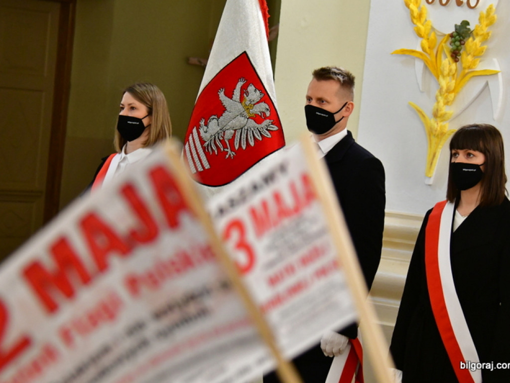 Biłgoraj. Uroczystości w 230. rocznicę uchwalenia Konstytucji 3 Maja (FOTO, VIDEO)