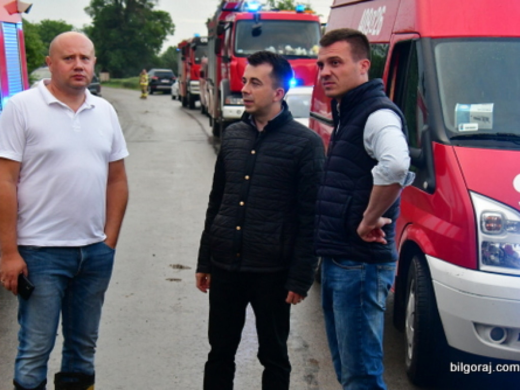 Urwanie chmury nad gminą Turobin (FOTO, VIDEO)