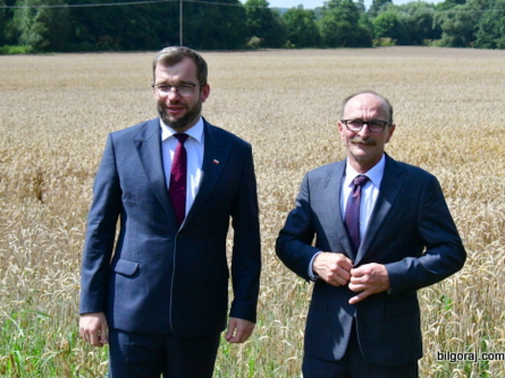 Minister rolnictwa z wizytą w powiecie biłgorajskim (FOTO)
