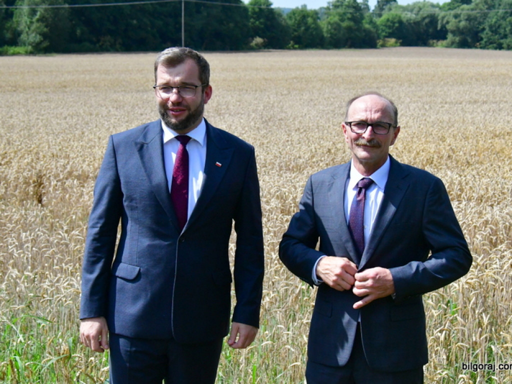 Minister rolnictwa z wizytą w powiecie biłgorajskim (FOTO)