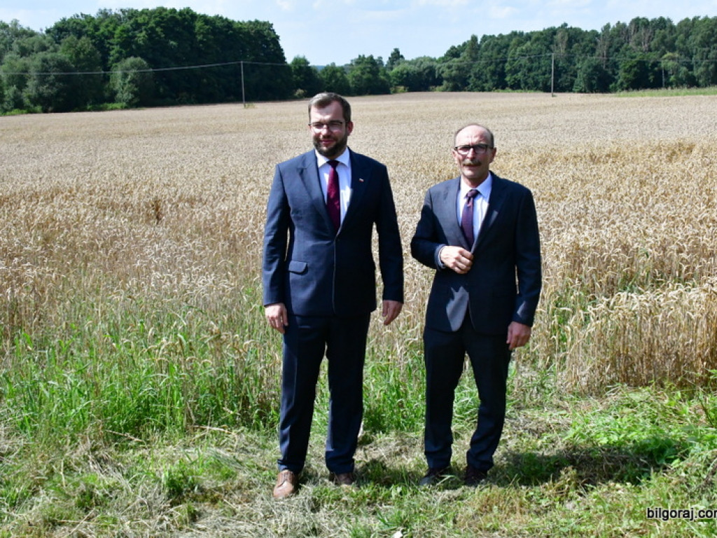 Minister rolnictwa z wizytą w powiecie biłgorajskim (FOTO)