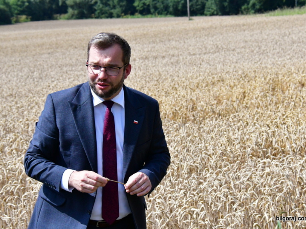 Minister rolnictwa z wizytą w powiecie biłgorajskim (FOTO)