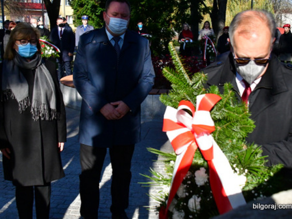 Biłgoraj pamięta. 103. rocznica odzyskania przez Polskę niepodległości (FOTO)