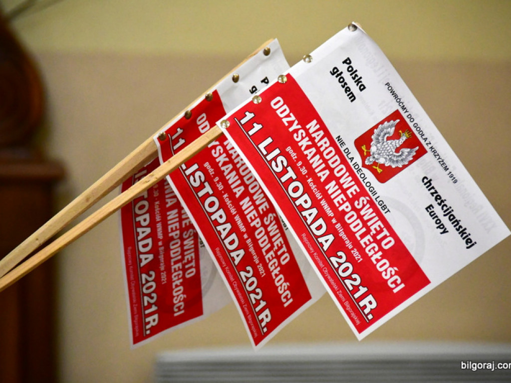 Biłgoraj pamięta. 103. rocznica odzyskania przez Polskę niepodległości (FOTO)