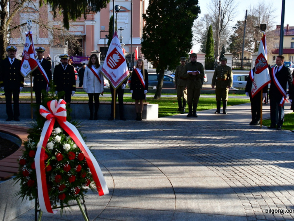 Biłgoraj pamięta. 103. rocznica odzyskania przez Polskę niepodległości (FOTO)