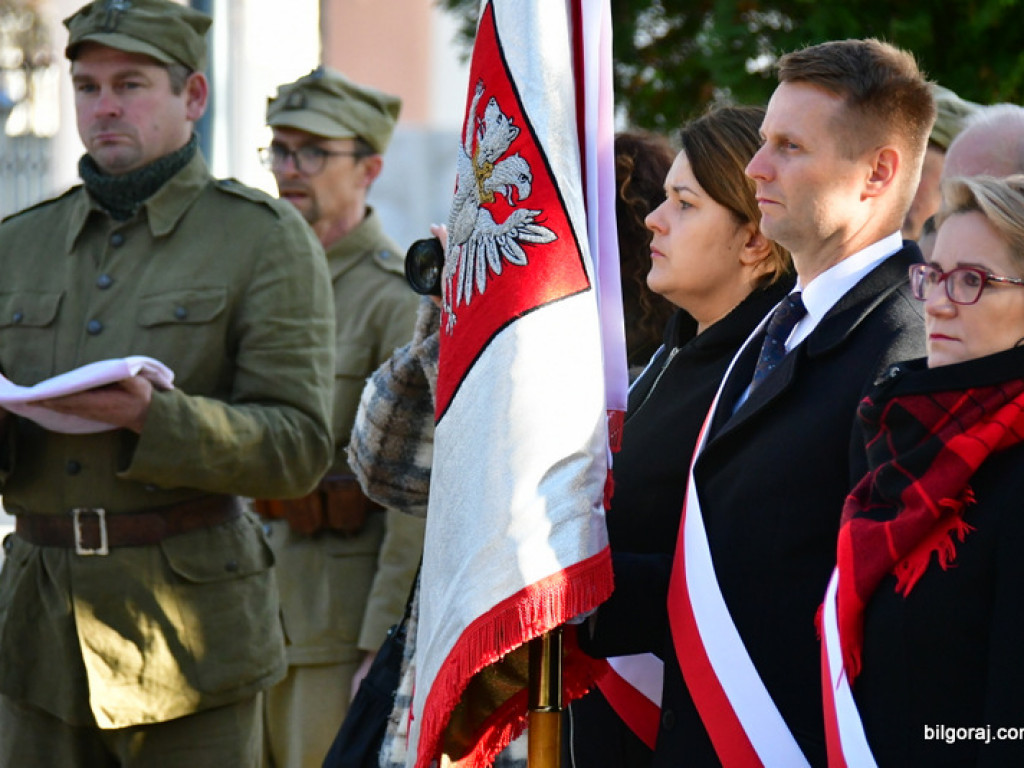Biłgoraj pamięta. 103. rocznica odzyskania przez Polskę niepodległości (FOTO)