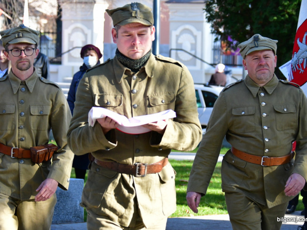 Biłgoraj pamięta. 103. rocznica odzyskania przez Polskę niepodległości (FOTO)