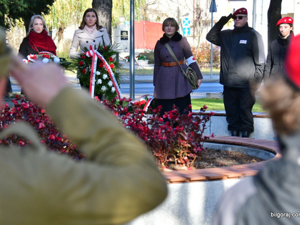 Biłgoraj pamięta. 103. rocznica odzyskania przez Polskę niepodległości (FOTO)