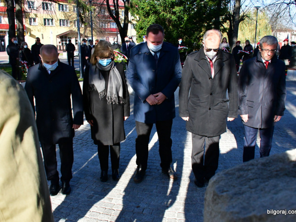 Biłgoraj pamięta. 103. rocznica odzyskania przez Polskę niepodległości (FOTO)