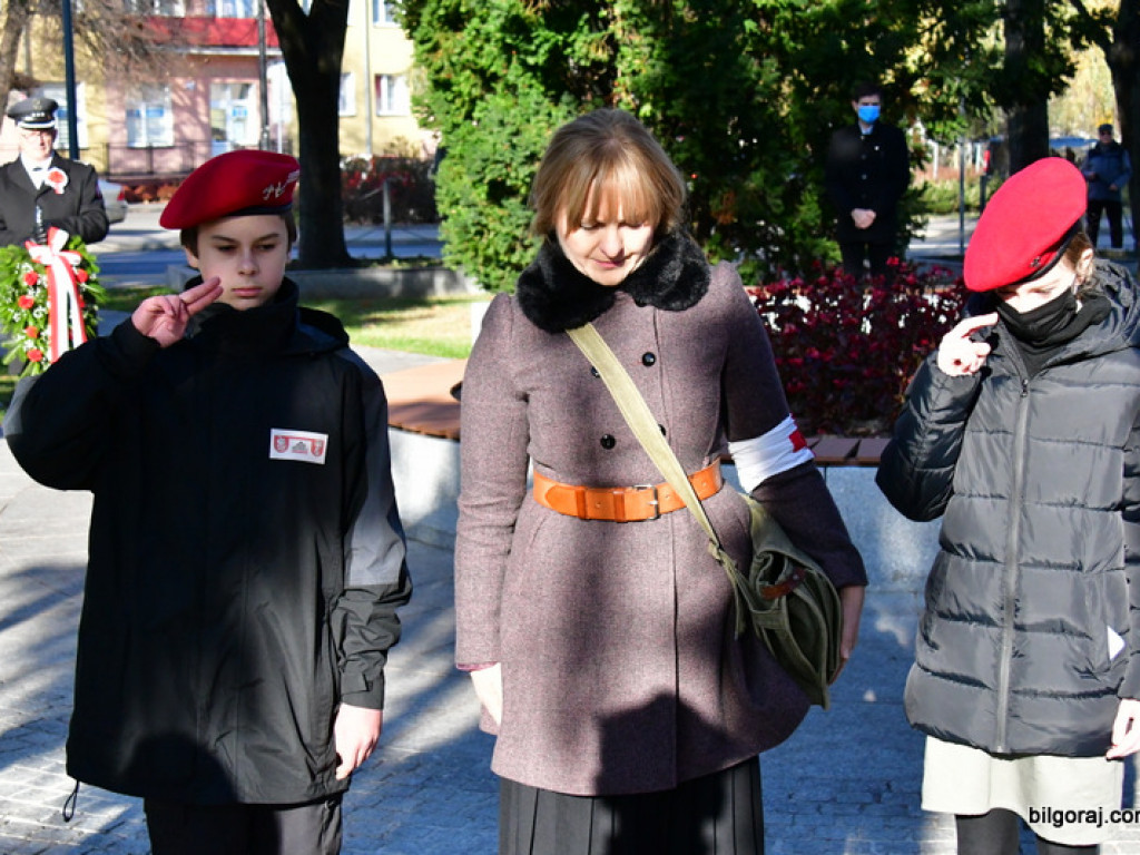 Biłgoraj pamięta. 103. rocznica odzyskania przez Polskę niepodległości (FOTO)