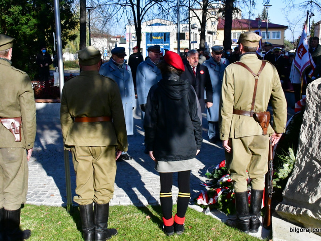 Biłgoraj pamięta. 103. rocznica odzyskania przez Polskę niepodległości (FOTO)