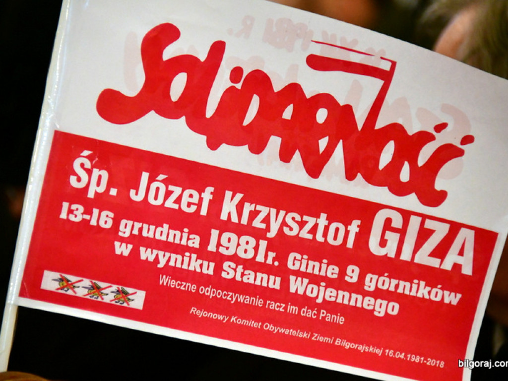 40. rocznica stanu wojennego. Biłgoraj pamięta o ofiarach (FOTO)