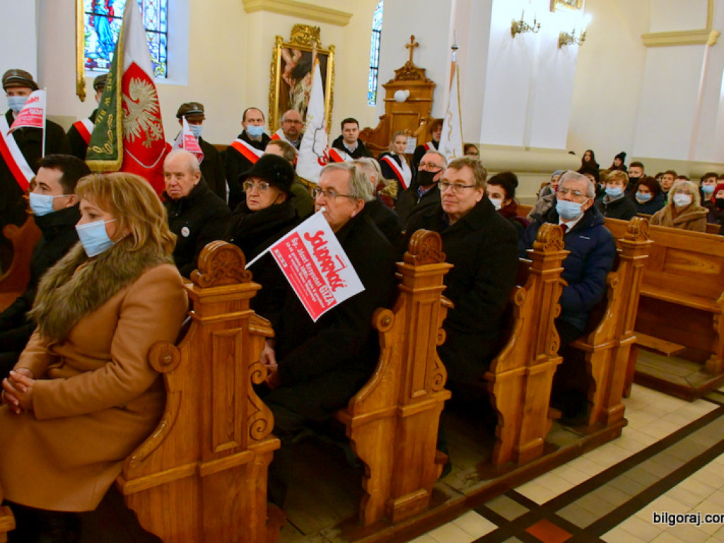 40. rocznica stanu wojennego. Biłgoraj pamięta o ofiarach (FOTO)